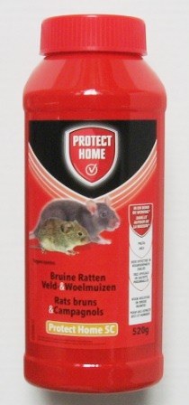 muizen en rattenvergif protect home 52x10gr