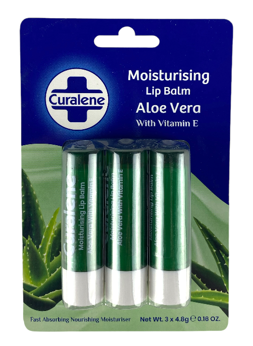 curalene lippenbalsem 3x4.8gr aloe vera