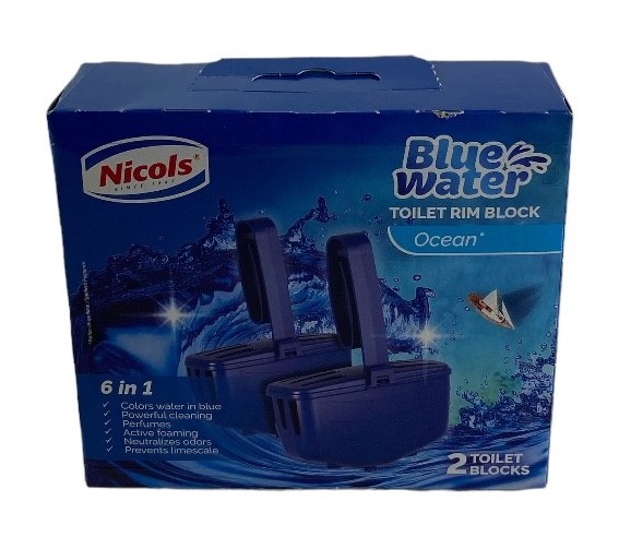 nicols s-2 wc hanger blauw water